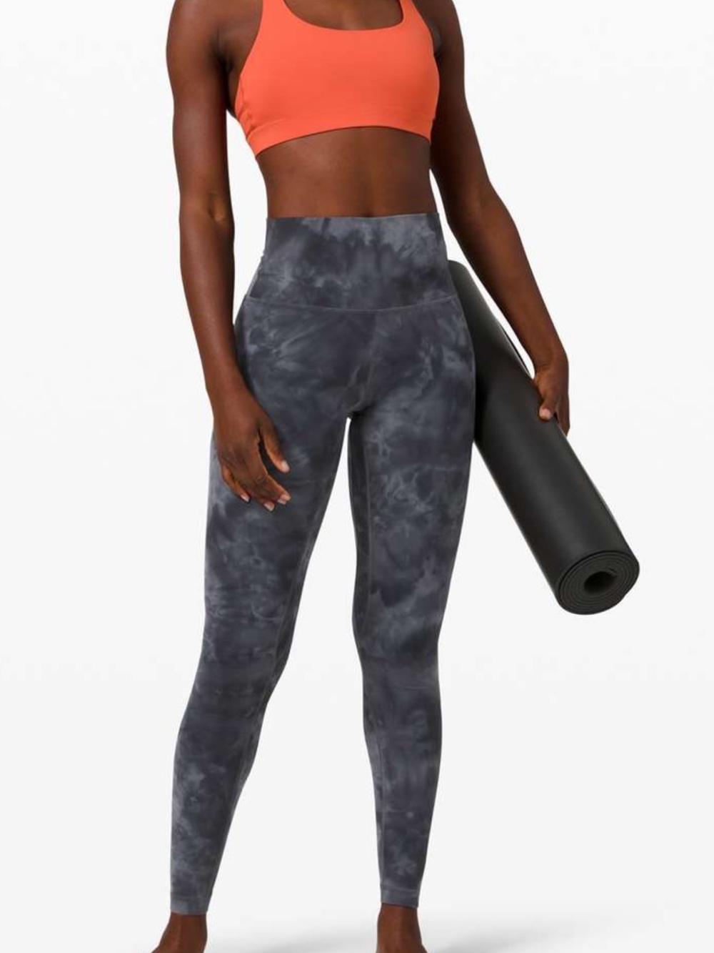 lululemon athletica 0 Align Tie-Dye High-Rise Leggings in Charcoal
